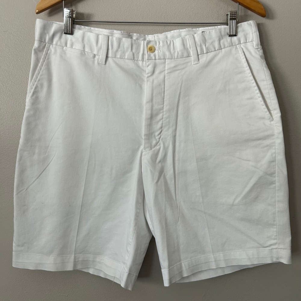 Polo Ralph Lauren Shorts Mens 34 White Classic Fit Performance Stretch 9in Golf